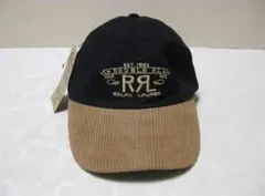 【新品未使用】RRL Ralph Lauren キャップ ブラック/ベージュのサムネイル