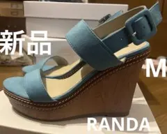 RANDA サンダル ライトブルー ウェッジソールのサムネイル