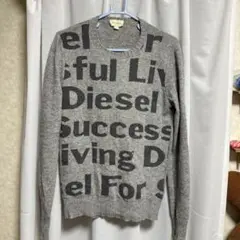 DIESEL ニット セーター グレー S