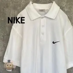 【銀タグ】NIKE 半袖 ポロシャツ 古着 ワンポイント メンズ