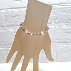 シンプルエレガントブレスレット 16cm