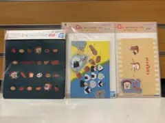 一番くじ パンどろぼう F賞 ジッパーバッグ G賞 ステーショナリー 3点セット