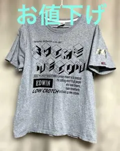 【値下げ】EDWIN グレー Tシャツ 半袖のサムネイル