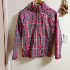 THE NORTH FACE フード付きジャケット ピンク・グレー