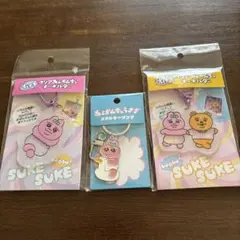 おぱんちゅうさぎのクリアキーホルダー