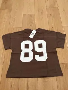 devirock Tシャツ 130cm ブラウン ナンバリング　モカ