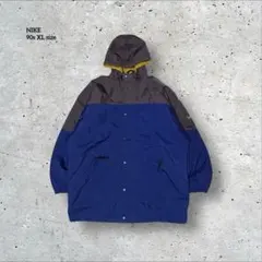 90s古着ナイキNIKE中綿ナイロンジャケット白タグ