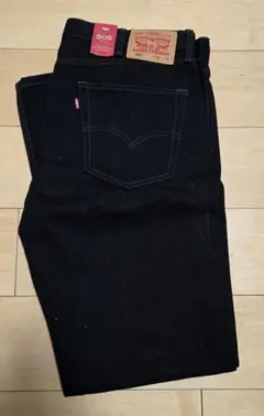 新品·未使用 Levi's 505 ブラックデニム W38 L32
