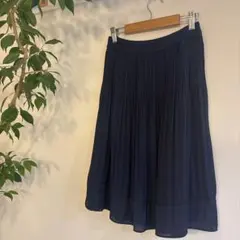 any SIS ネイビー プリーツスカート