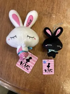 LOVE うさぎ ハート 平成 レトロ ぬいぐるみ レア ファンシー 大塚愛