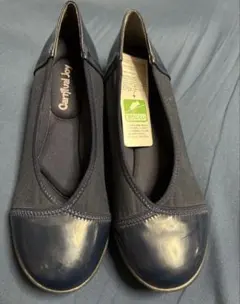 carnivai joy ネイビー キャンバス フラットシューズ24.0未使用品