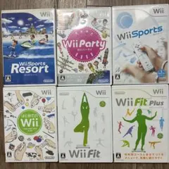 お取置きWiiゲームスターターまとめセットFitフィットSportsスポーツ大量