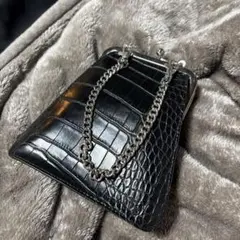 JEANASIS クロコダイル風パーティーバッグ