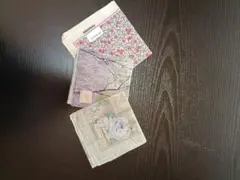 ハンカチ 3枚セット renoma cacharel