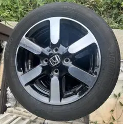ホンダ純正　14インチ　アルミホイール　タイヤ付きのサムネイル