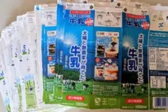 33枚　底カット済　牛乳パック 空きパック 1000ml
