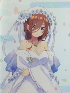 五等分の花嫁 一番くじ G賞 イラストボード 中野三玖のサムネイル