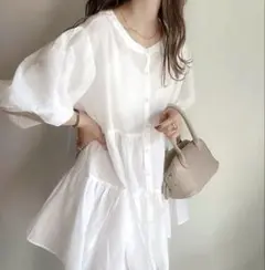 クラシカルエルフ　ティアードシャツ パフスリーブ