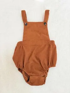 SHEIN ブラウン オーバーオール 6-9M