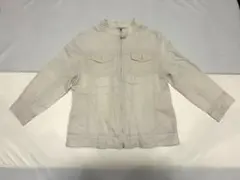 THEORIA しまむら　薄手ジャケット　ジャンパー　ノーカラージャケット　羽織