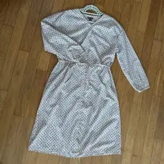 Eddie Bauer 幾何学模様 長袖ワンピース PL