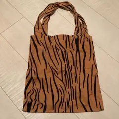 BEAUTY&YOUTH ゼブラ柄　ポケッタブル　トートバッグ　美品