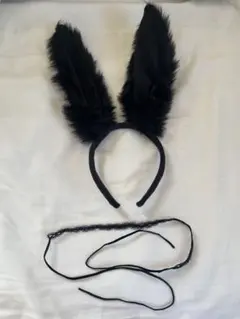 バニーガール カチューシャと首飾り