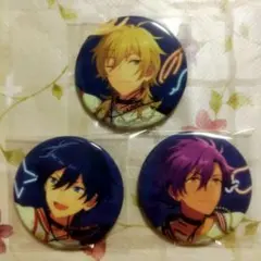 あんスタ 7周年 羽風薫 氷鷹北斗 乙狩アドニス 缶バッジ 3点セット