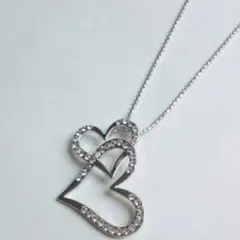 新品＊ダブルハートネックレス②