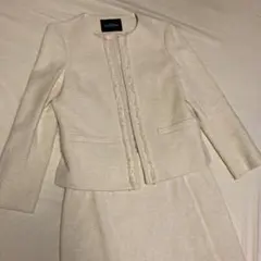 UNITED ARROWS ホワイト スカートスーツ