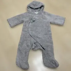 フリース フード付きアウター 95cm未満 グレー