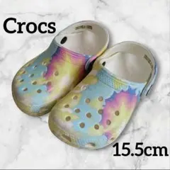 Crocs カラフルタイダイ サンダル 15.5センチのサムネイル
