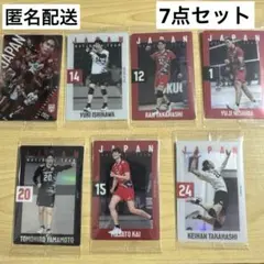 バレーボール　日本代表　男子　ツインウエハース　ウエハース　カード　7点セット