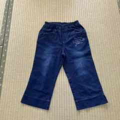 KP リボン付きダークデニムパンツ 130cm