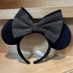 Disney Resort ミニー耳 カチューシャ 黒