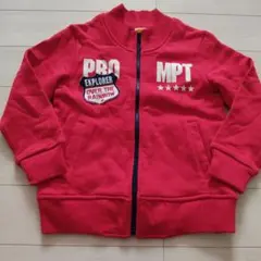 Moujonjon 赤 ジャケットパーカー 120　男の子