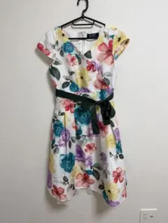 美品38⭐️エムズグレイシーお花柄チュールドレスワンピース カタログ