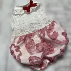 犬服ハンドメイド　バルーンワンピース