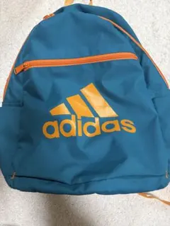 adidas キッズ リュック ターコイズ×オレンジ