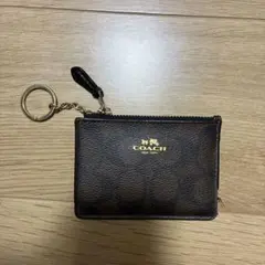 COACH （コーチ）ブラウンレザー コインケース　パスケース
