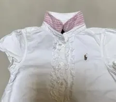 Ralph Lauren フリル付きホワイトシャツ　5歳