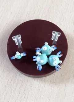 立体ポケモン図鑑 コイル レアコイル 台座付き フィギュア ガチャガチャ
