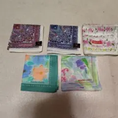 ブランドハンカチ5枚セット
