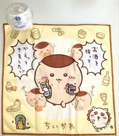 ちいかわ★ガチャハンカチ&おちょこセット★くりまんじゅう