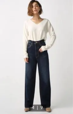 AZULby moussy☆ハイウエストワイドデニム