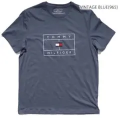 【M】TOMMY トミーヒルフィガー 半袖Tシャツ GRAPHIC T/ブルー