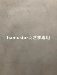 hamustar☆さま専用