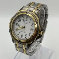 新品電池/稼働　GUESS WATERPRO メンズ クォーツ ヴィンテージ