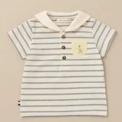 【最終値下げ】新品Sophie la girafe ボーダーセーラー半袖Tシャツ