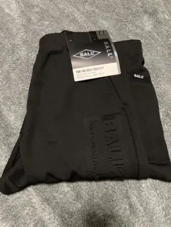 【新品タグ付】BALL ボール 立体ロゴ エンボス スウェットパンツ 黒 LL